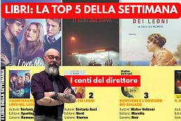 I libri pi&ugrave; venduti della settimana, fra romance fatti con l'AI e soliti killer (ma per fortuna ci siamo liberati di alcuni paraculi) 