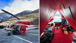 Bloccati tre giorni a quota 2.850 metri, due scialpinisti salvati dai vigili del fuoco