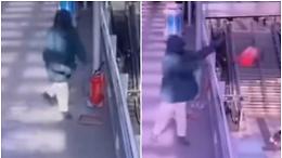 Follia a Porta Susa, uomo lancia un estintore contro le persone