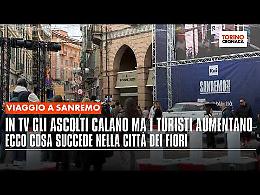 Viaggio a Sanremo: in tv calano gli spettatori ma nelle strade &egrave; boom di turisti