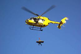 Paura a Cantoira, operaio folgorato da 15mila volt in cantiere: elitrasportato al Cto 