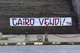 Torino, notte di striscioni contro Urbano Cairo, la Digos sequestra le scritte degli ultras