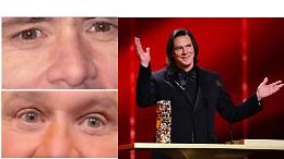 Il volto &ldquo;irriconoscibile&rdquo; di Jim Carrey ai Premi C&egrave;sar scatena teorie sui social