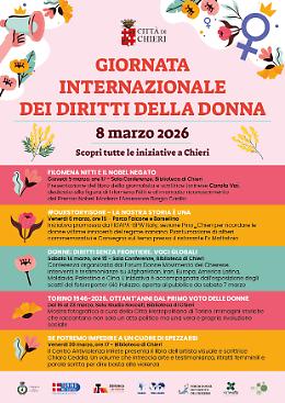 Chieri celebra le donne: un mese di eventi tra memoria, diritti e cultura