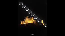 Le fasi della Luna sopra la Sacra: il nuovo scatto di Valerio Minato