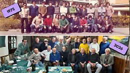 Scattano la stessa foto 50 anni dopo la maturit&agrave;. La cena di classe in Canavese
