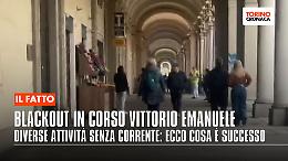 Blackout in corso Vittorio Emanuele