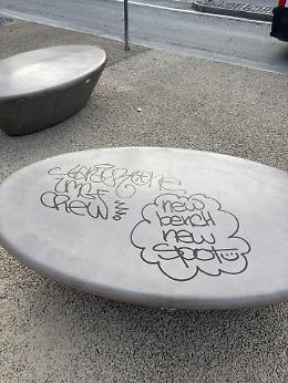 Rivarolo, panchine nuove imbrattate dopo due giorni: rabbia in corso Italia