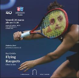 Candiolo celebra 40 anni di ricerca: inaugura la mostra "Flying Racquets &ndash; oltre la rete"