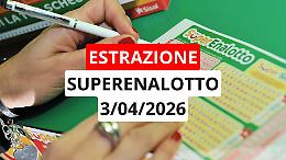 Estrazione Superenalotto:  ecco i numeri vincenti di venerd&igrave; 3 aprile