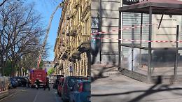 Paura a San Salvario, piovono tegole da un palazzo: arrivano i vigili del fuoco