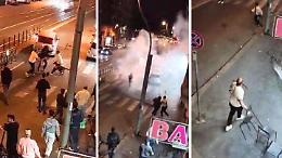 La Pasqua a Torino: prima il lancio dei fuochi d'artificio, poi la maxi rissa in strada