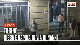 Torino, rissa e rapina in via Di Nanni