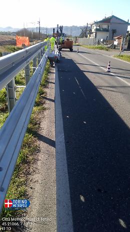 SP 82 Chivasso&ndash;Montanaro: lavori in corso, rimosse e spostate le barriere