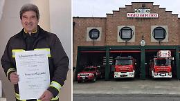 Francesco, pompiere e Cavaliere, va in pensione: &laquo;Nel Corpo per gioco, mi convinse un cugino&raquo;