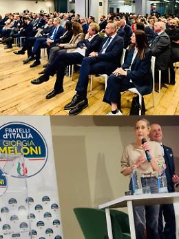 Arianna Meloni a Torino: &laquo;Non ci perdiamo d&rsquo;animo&raquo;, ed &egrave; standing ovation per Marrone