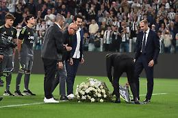 Juve, emozioni, rose bianche e lacrime: il ricordo di Manninger all'Allianz Stadium 
