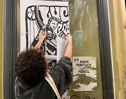 Extinction Rebellion, a Torino installazioni per le partigiane nelle vie della citt&agrave;