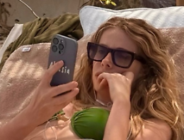 Marcuzzi, fuga d&rsquo;amore in Brasile