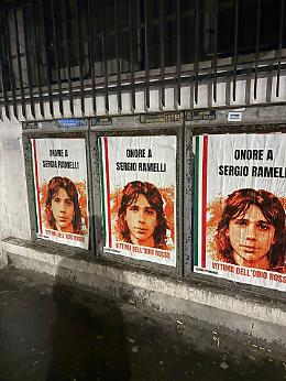Manifesti nella notte per Sergio Ramelli: Torino ricorda il militante ucciso nel 1975