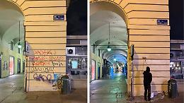 Ghost Pit&ugrave;r a Torino: l&rsquo;imbianchino anonimo che cancella i graffiti
