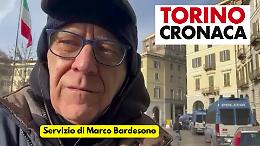 Torino, corteo Askatasuna: la situazione in centro