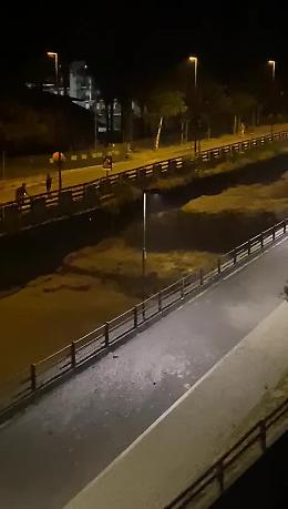 Bardonecchia, ecco il momento in cui il rio Merdovine esonda (VIDEO)