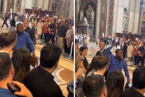Intrusione nella Basilica di San Pietro: uomo tenta di avvicinarsi alla bara del Papa