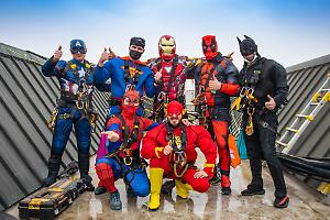 I bambini dell'ospedale di Verduno hanno incontrato i supereroi