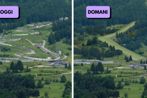 Il museo di Torino 2006 e lo skidome "mimetico": ecco il futuro di trampolini e bob