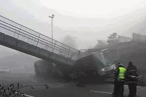 Malore e incidente a Mirafiori, dieci anni fa lo stesso autista ha fatto crollare un ponte