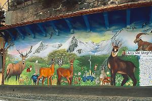 Benvenuti in Val Bognanco: il murale di Guido Daniele celebra natura e comunità