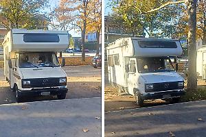 In corso Salvemini tornano i camper dei nomadi. «La strada ormai è una latrina a cielo aperto»