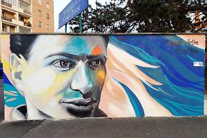 Il volto di Emanuele Artom è’ tornato a Mirafiori sud