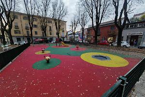 Campidoglio: riaperta l'area gioco di Piazza Moncenisio riqualificata e ampliata con Fondi PNRR
