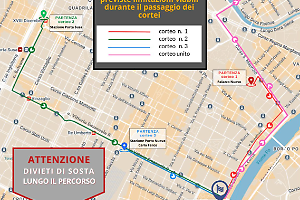 Corteo per Aska, ecco il percorso definitivo: vietati caschi e mascherine