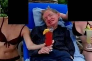 Bufera su Stephen Hawking: la foto sbucata dai file Epstein
