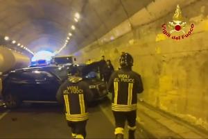Maxi tamponamento in galleria Messina-Palermo, coinvolti 80 mezzi