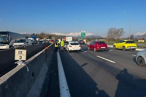 Tangenziale Nord di Torino: due incidenti in direzione sud