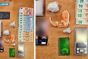 Torino, arrestato 48enne mentre lancia droga dalla finestra: sequestrati cocaina, hashish e marijuana