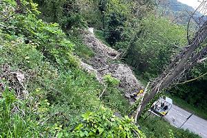 A un anno dalla frana i fondi: «Cantieri entro quest’estate»