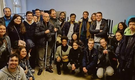 studenti ipovedenti ciechi torino parigi