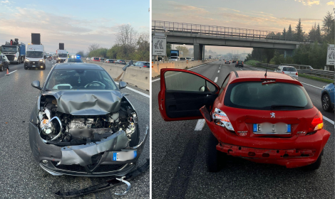 Tamponamento a catena. ingorgo da incubo sulla tangenziale di Torino