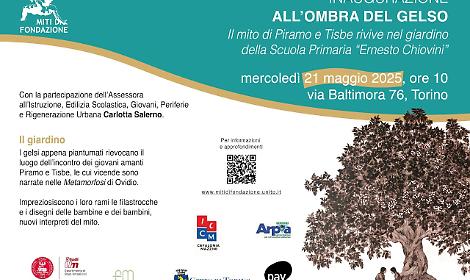 “All’ombra del gelso”: a Torino un progetto di riqualificazione ispirato al mito di Piramo e Tisbe