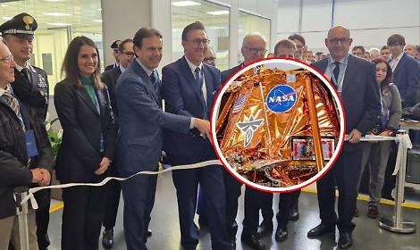 Il Piemonte vola nello spazio: Apr inaugura il centro tecnologico di Pinerolo