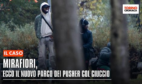 Mirafiori, ecco il nuovo parco dei pusher col ciuccio