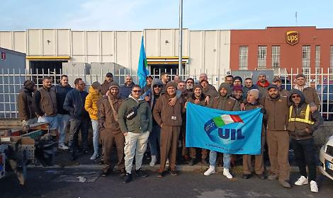 UPS, sciopero nazionale per il rinnovo dell’accordo: a Settimo presidio di quattro ore