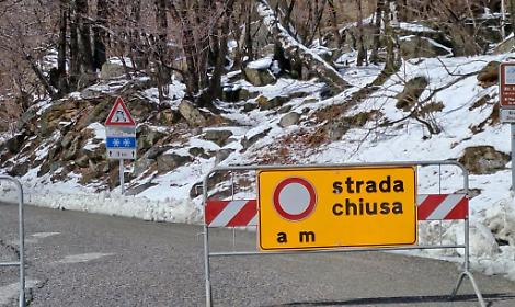 Chiusa la Statale del Colle di Tenda per allerta valanghe: stop al traffico a Limone