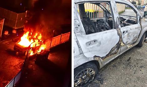 Notte di fuoco a Torino, bruciata un'automobile. Caccia al piromane