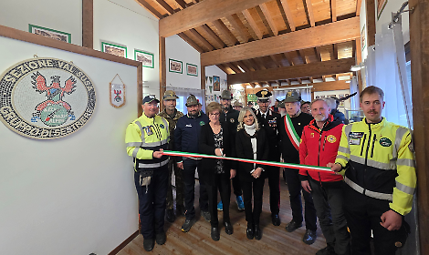 Al Sestriere taglio del nastro per la nuova Casa degli Alpini